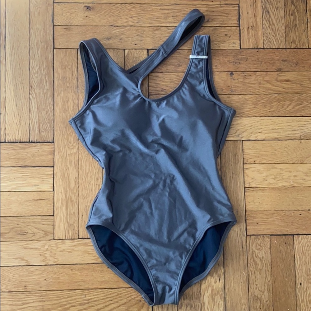 Calvin Klein Bronze One Piece Swimsuit